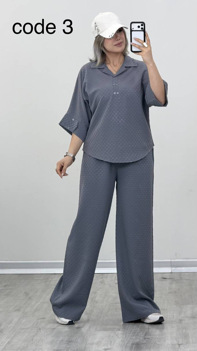 ست شومیز شلوار بگ  SET99002