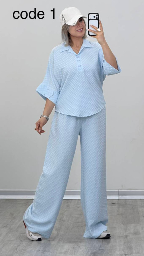 ست شومیز شلوار بگ SET99002